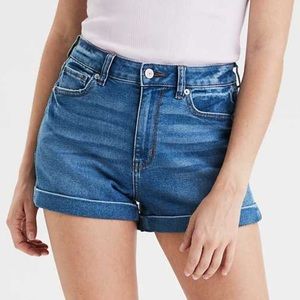 AE American Eagle Denim Mom Shorts